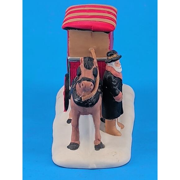 Christmas Valley Collectible Traveling Medicine Show Figurine w Box VTG Holiday - Picture 3 of 16